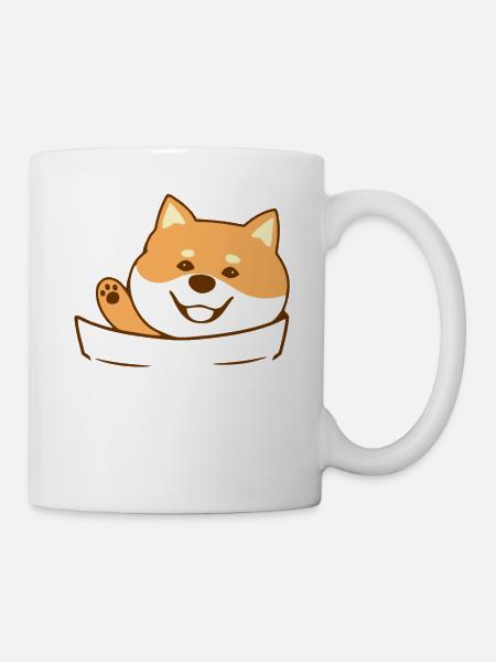 Meilleur cadeau Shiba Inu Dad Ever - Mug blanc - blanc