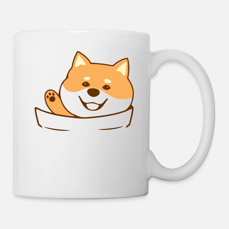 Meilleur cadeau Shiba Inu Dad Ever - Mug blanc - blanc