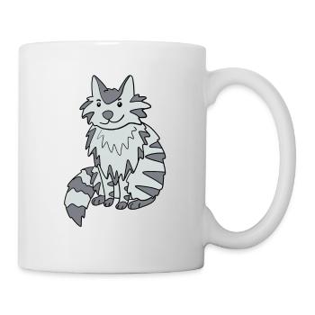 Maine Coon Cat - Mug - white - Right