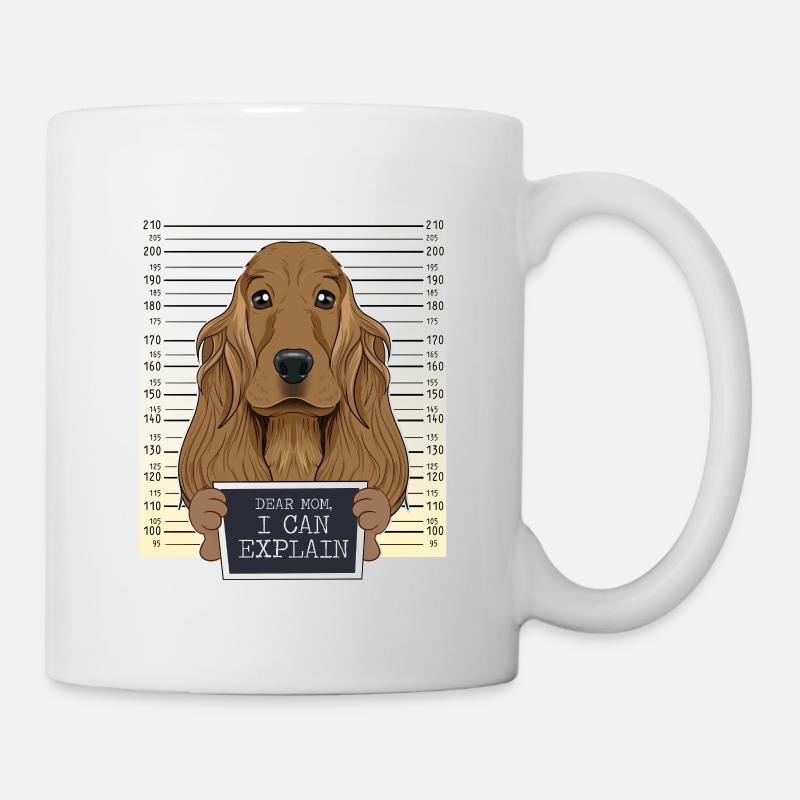 Dear Mom I Can Explain I Cocker Spaniel Mom I - Mug - white