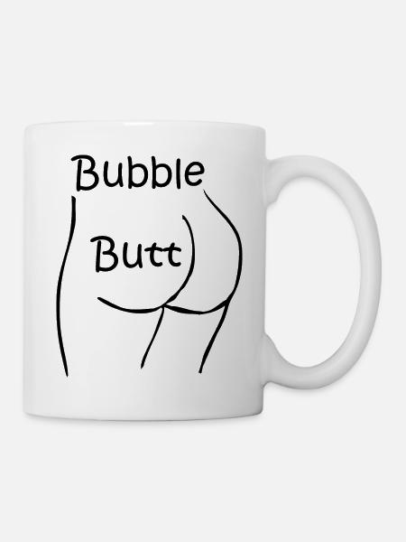Poformen - Bubble Butt - Tasse - Weiß