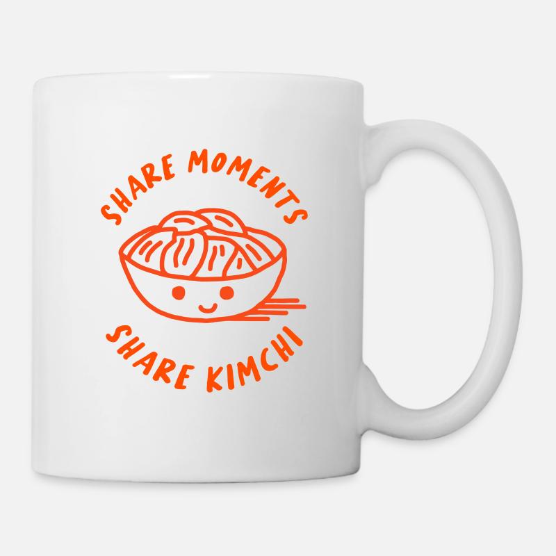 Partager des moments, partager Kimchi - Mug blanc - blanc