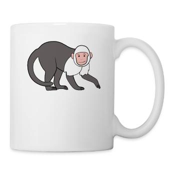 Singe capucin Singe - Mug blanc - blanc - Droite