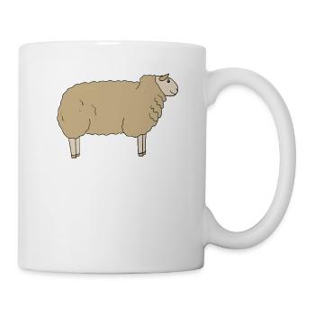 East Frisian dairy sheep - Mug - white - Right