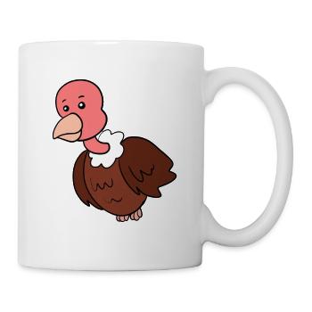 Vautour - Mug blanc - blanc - Droite