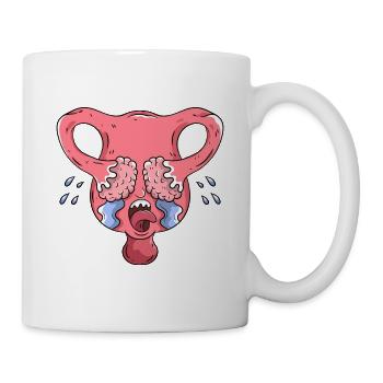 Uterine Menstruation Feminism - Mug - white - Right