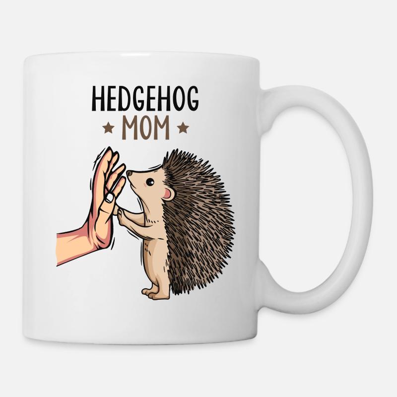 Igel Mama Haustier Geschenk - Tasse - Weiß