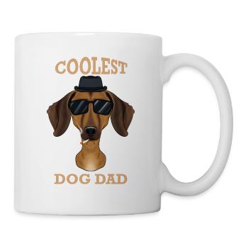 Coolest Dog Dad I Dachshund Dad I Dachshund - Mug - white - Right