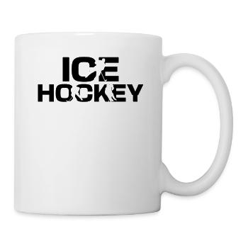 Joueur de hockey sur glace I Joueurs de hockey sur glace Hockey sur glace - Mug blanc - blanc - Droite