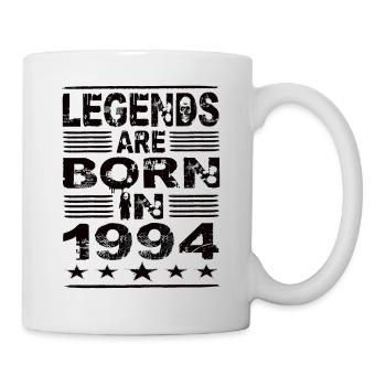 Legenden werden 1994 geboren - Tasse - Weiß - Rechts