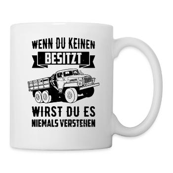 Wenn du keinen besitzt URAL Fahrer sowjetische - Tasse - Weiß - Rechts