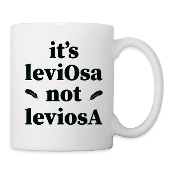 Magischer Zauberspruch - Es Ist Leviosa, Nicht - Tasse - Weiß - Rechts