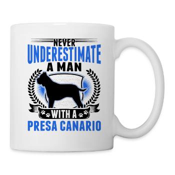 Presa Canario Mann Dogo Canario - Tasse - Weiß - Rechts