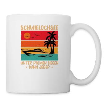 Schwielochsee Vintage - Tasse - Weiß - Rechts