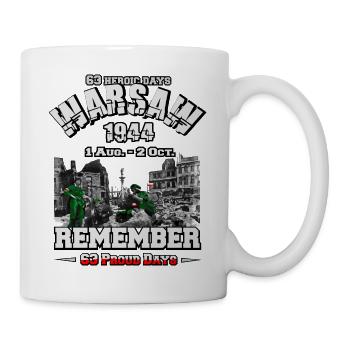 Powstanie Warszawskie 1944 - 63 Proud Days - Mug - white - Right