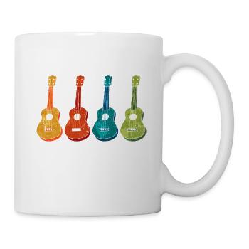 Ukulélés Vitage - Mug blanc - blanc - Droite