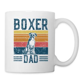 Hund Papa - Boxer Papa - Tasse - Weiß - Rechts