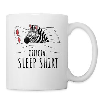 Zebra - Tasse - Weiß - Rechts