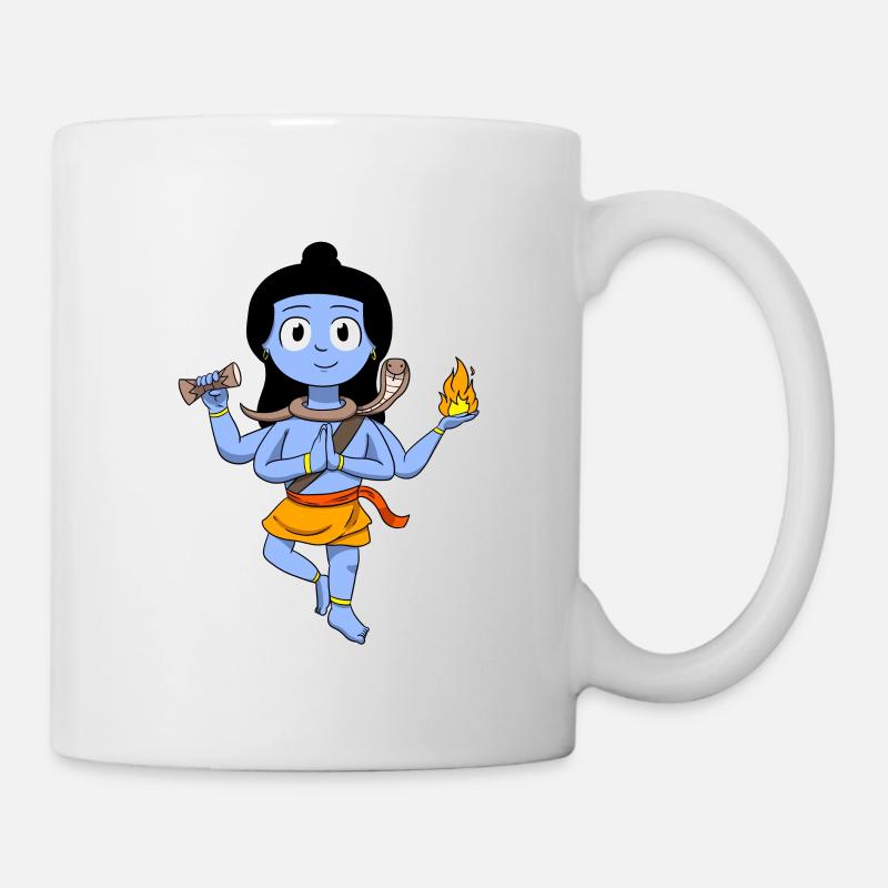 Inde Hindouisme indien Shiva Dieu I Cadeau - Mug blanc - blanc