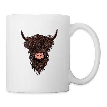 Les cheveux sauvages ne s’en soucient pas - Mug blanc - blanc - Droite