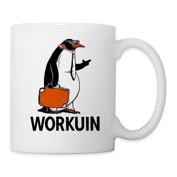 Business Penguin Job Workers Workuin Workers - Mug blanc - blanc - Droite