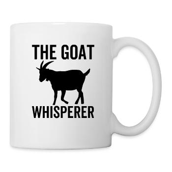 Le Chuchoteur de chèvre - Mug blanc - blanc - Droite