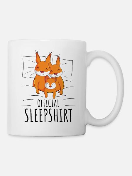 Eichhörnchen - Tasse - Weiß