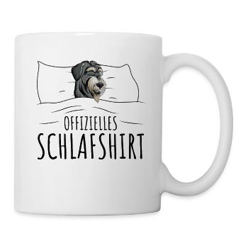 Zwergschnauzer - Tasse - Weiß - Rechts