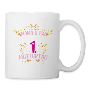 Mamaund Ich erster Muttertag - Tasse - Weiß - Rechts
