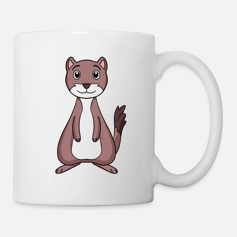 Belette - Mug blanc - blanc