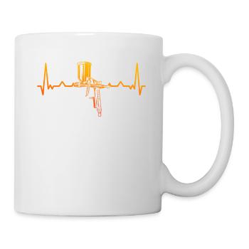 Car Painter Spray Gun - Mug - white - Right