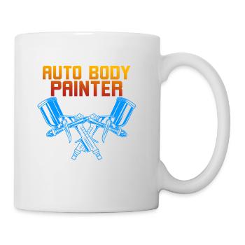 Car Painter Spray Gun - Mug - white - Right