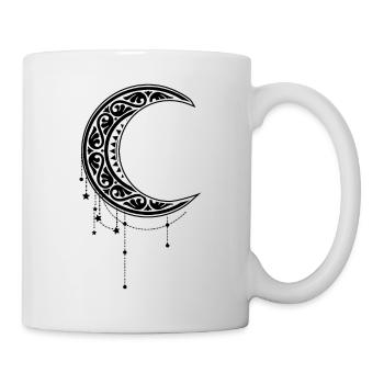 Occult Satan Moon Gothique - Sorcière de la Lune - Mug blanc - blanc - Droite