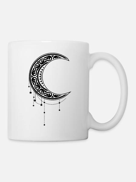 Occult Satan Moon Gothic - Mond Hexe - Tasse - Weiß