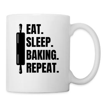 Confiseur Boulangerie drôle boulanger disant pâtisserie - Mug blanc - blanc - Droite