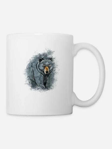 Amerikanischer Schwarzbär - Tasse - Weiß