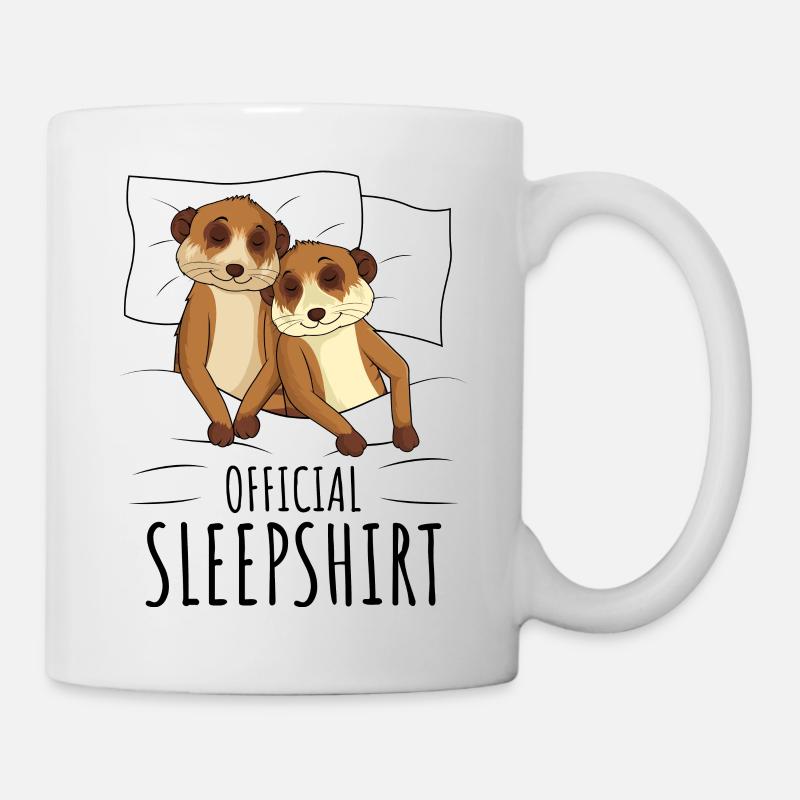 Erdmännchen - Tasse - Weiß