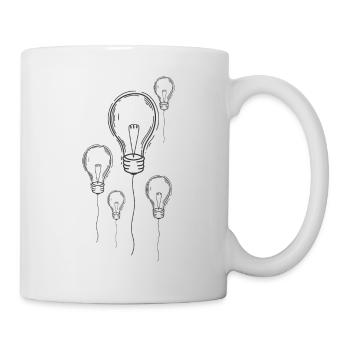 Light Bulbs Street Art Graffiti Spray Art - Mug - white - Right