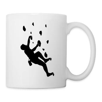 Alpinistes Alpinistes Mur d’escalade Salle d’escalade - Mug blanc - blanc - Droite