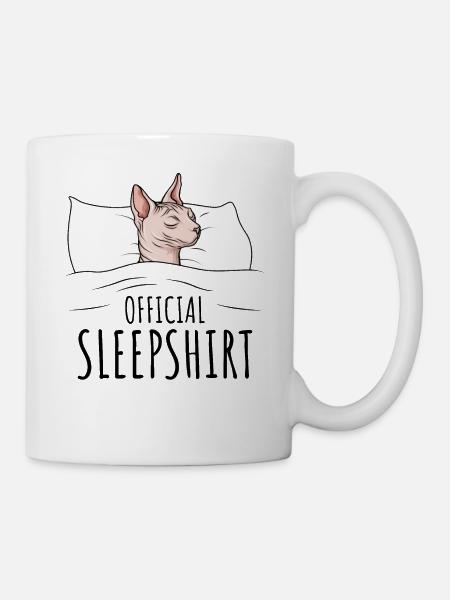 Sphynx Katze - Tasse - Weiß