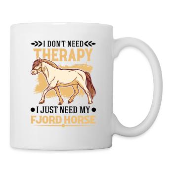 Fjord Horse Therapy Norwegian Horse Fjord Horse - Mug - white - Right