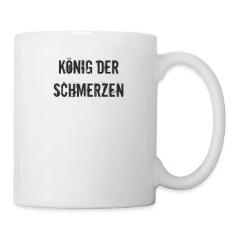 Rehasport - König der Schmerzen - Tasse - Weiß - Rechts