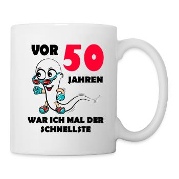 50.Ehrentag 50. Jubiläum Club der alten Säcke 50 - Tasse - Weiß - Rechts