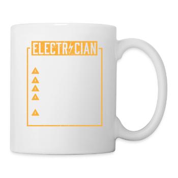 Electrician I Electrical Worker I Electrician - Tasse - Weiß - Rechts