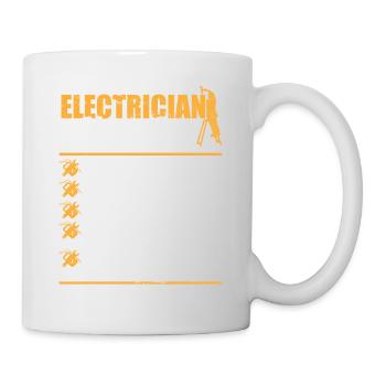 Electrician I Electrical Worker I Electrician - Tasse - Weiß - Rechts