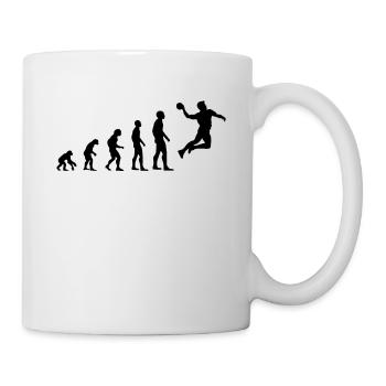 Handball Sport Handball Player Evolution Cadeau - Mug blanc - blanc - Droite