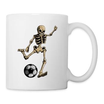 Skull Football Football Player Skeleton Costume - Mug - white - Right