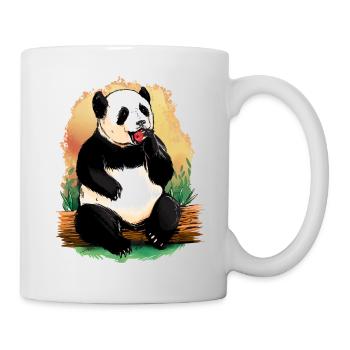 Cute Animals Panda Bear Animal Motif Gift Panda - Mug - white - Right