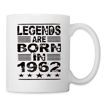 Legenden werden 1962 geboren - Tasse - Weiß - Rechts