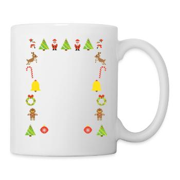 Too Hot For Ugly Christmas Sweaters Funny Xmas - Mug - white - Right